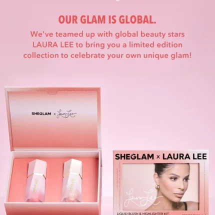 shsglam laura lee blush highlighter kit on sale in Pakistan online shop now to save